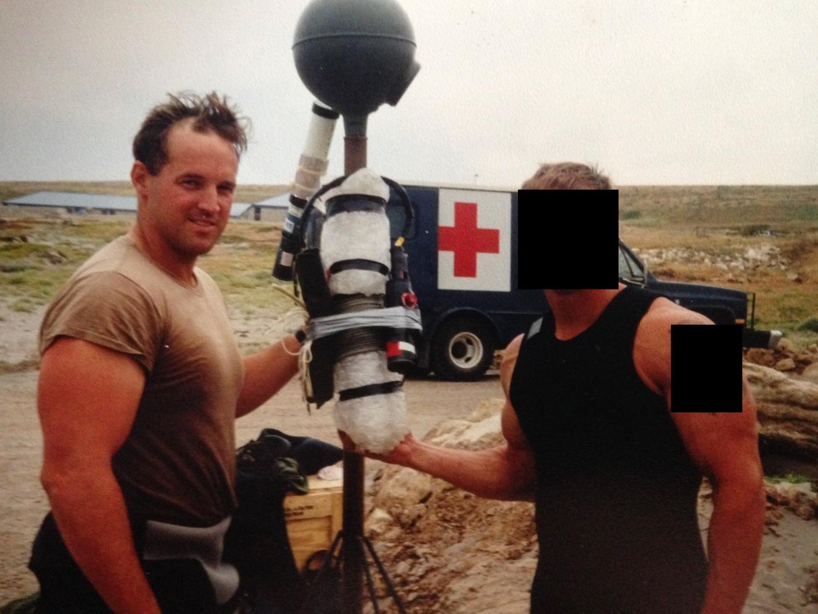 Craig Micklich während seiner Dienstzeit als U.S. Navy SEAL