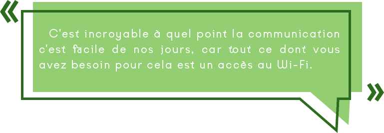 quotation sur la technologie pour envoyer un sms