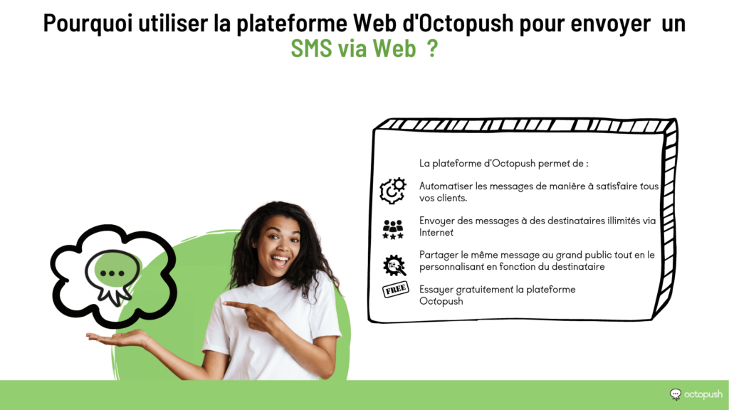 Pourquoi utiliser plateforme web Octopush envoyer SMS Web