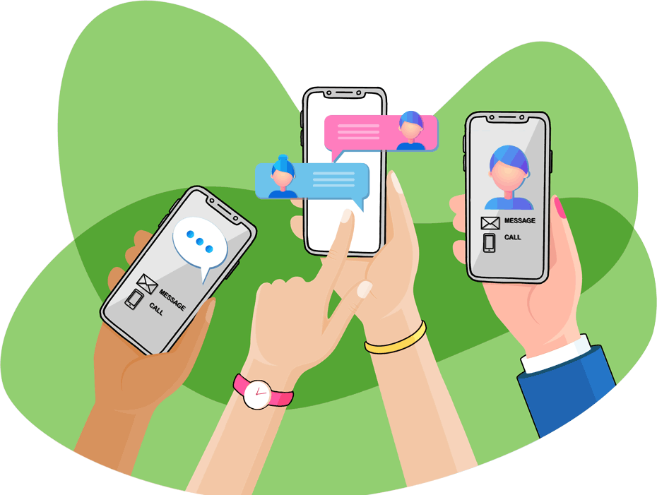 lances des textos à multiples destinataires avec le pro