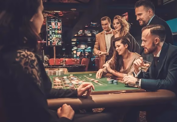 Casino or gaming floor interior