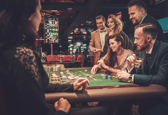 Casino or gaming floor interior