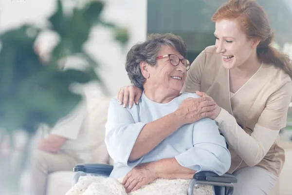 Senior living community common area