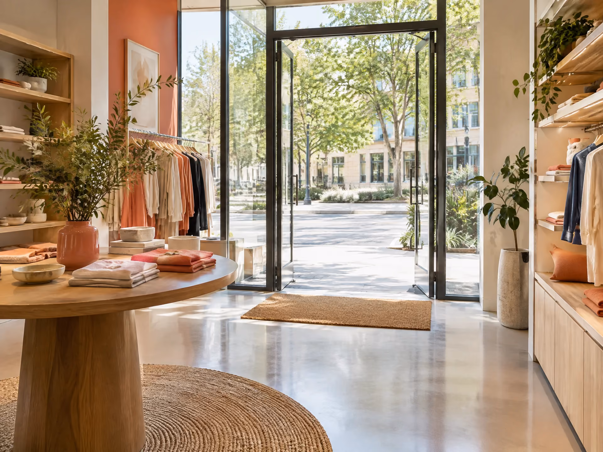 Entrance of a retail store