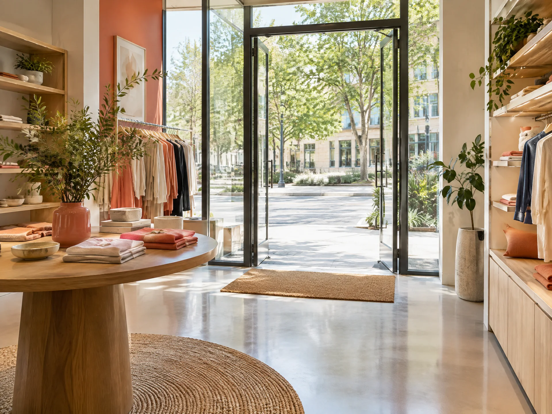 Entrance of a retail store