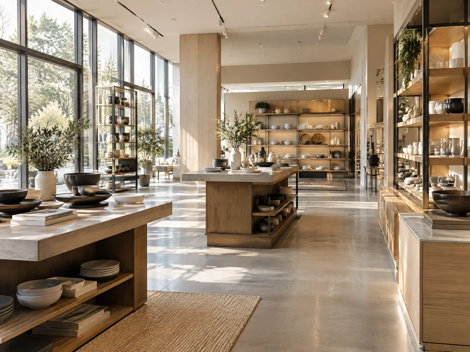 Product showroom floor
