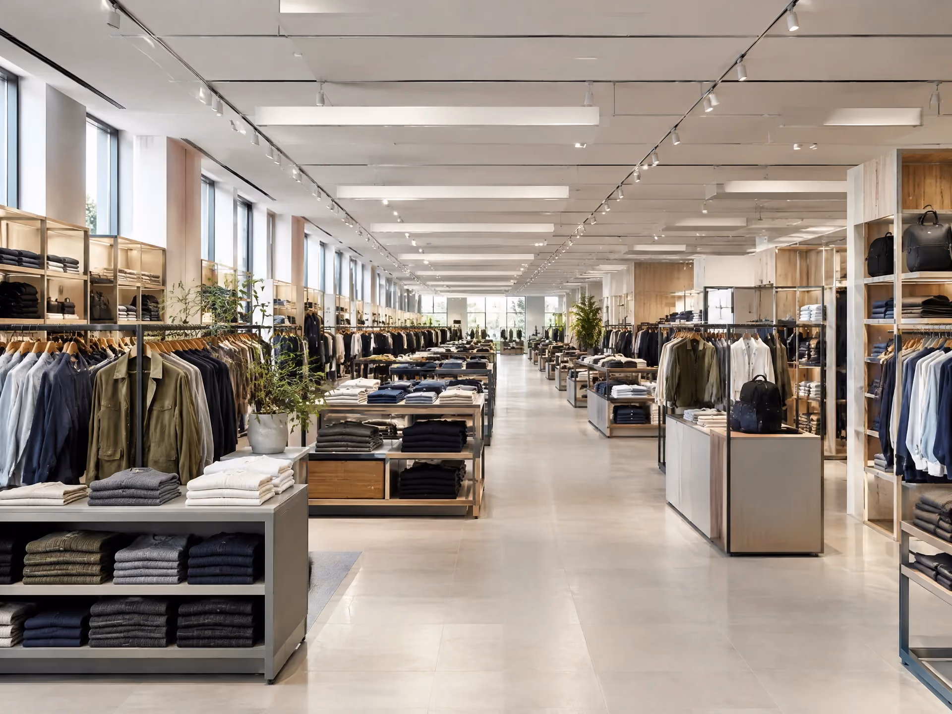 Retail store interior in a multi-location chain