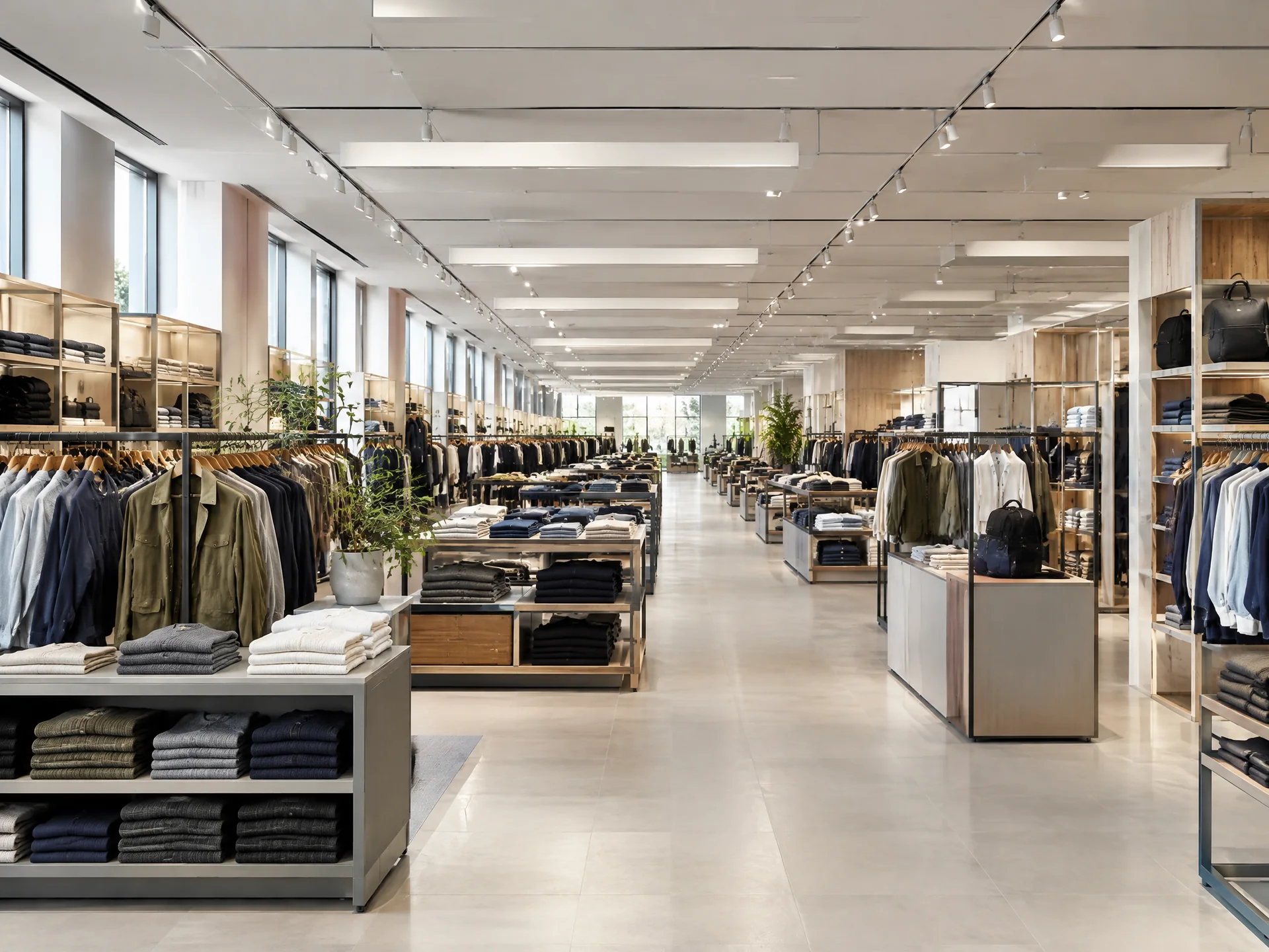Retail store interior in a multi-location chain