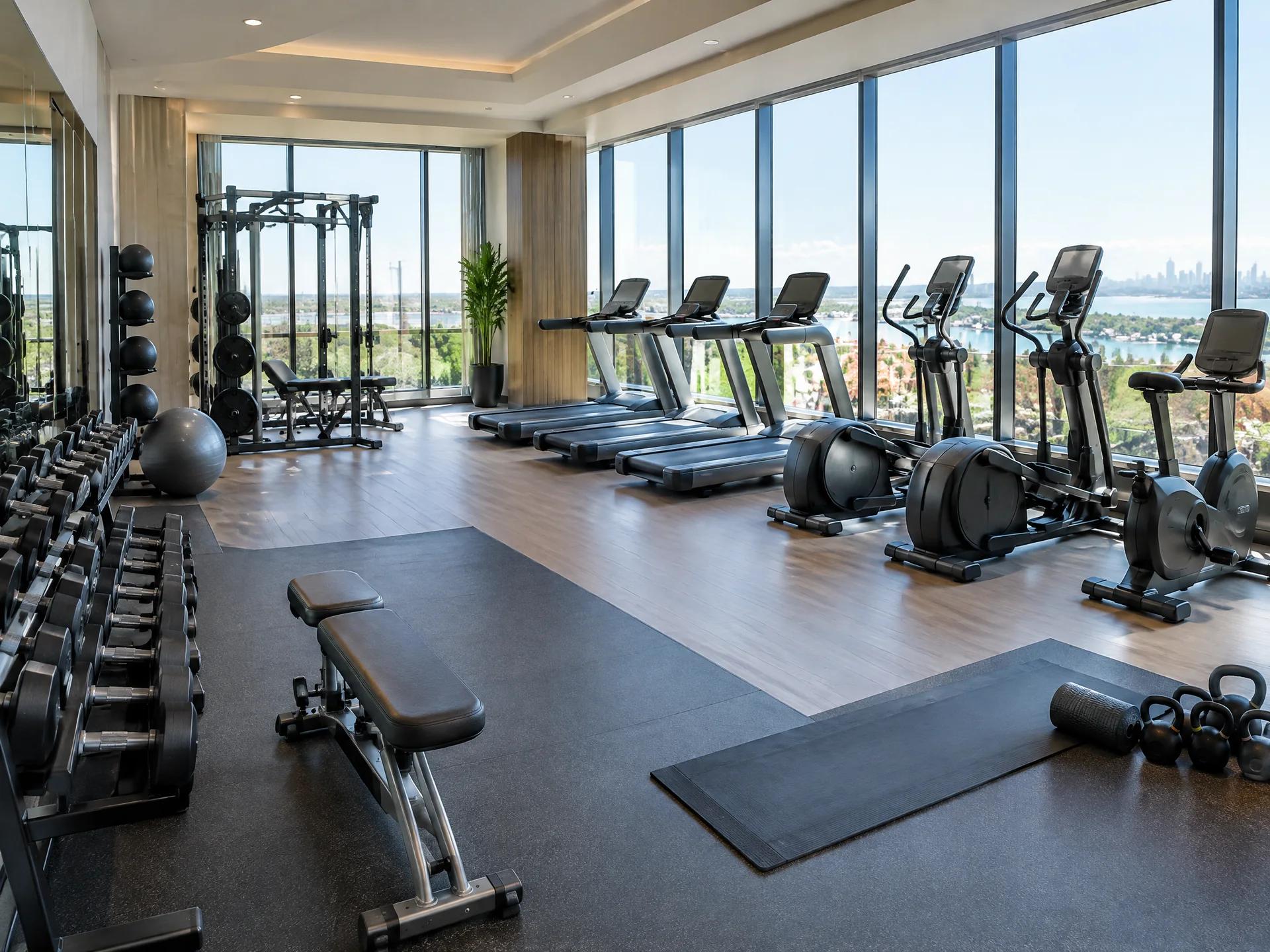Hotel fitness center