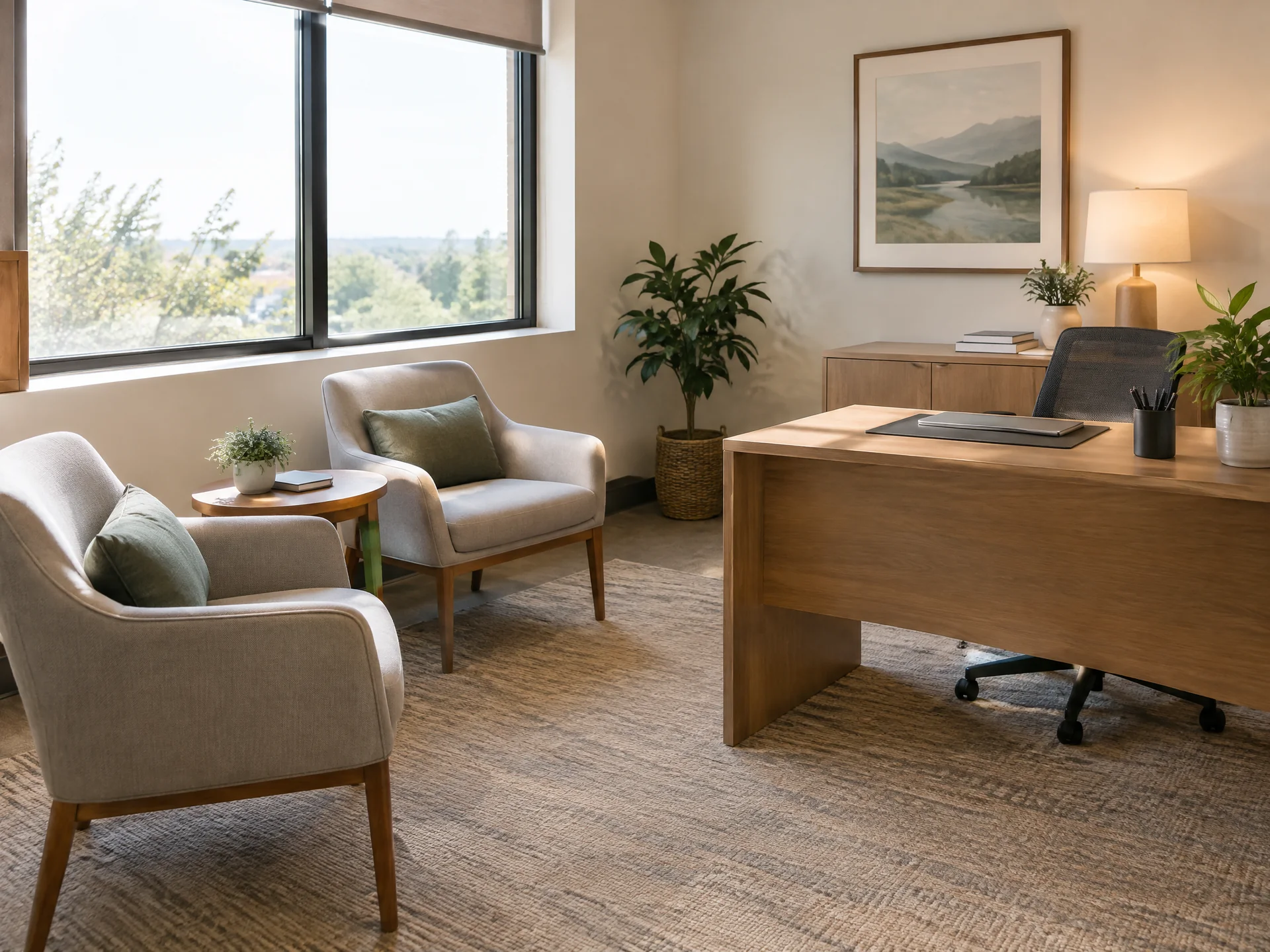 Treatment room in a medical practice