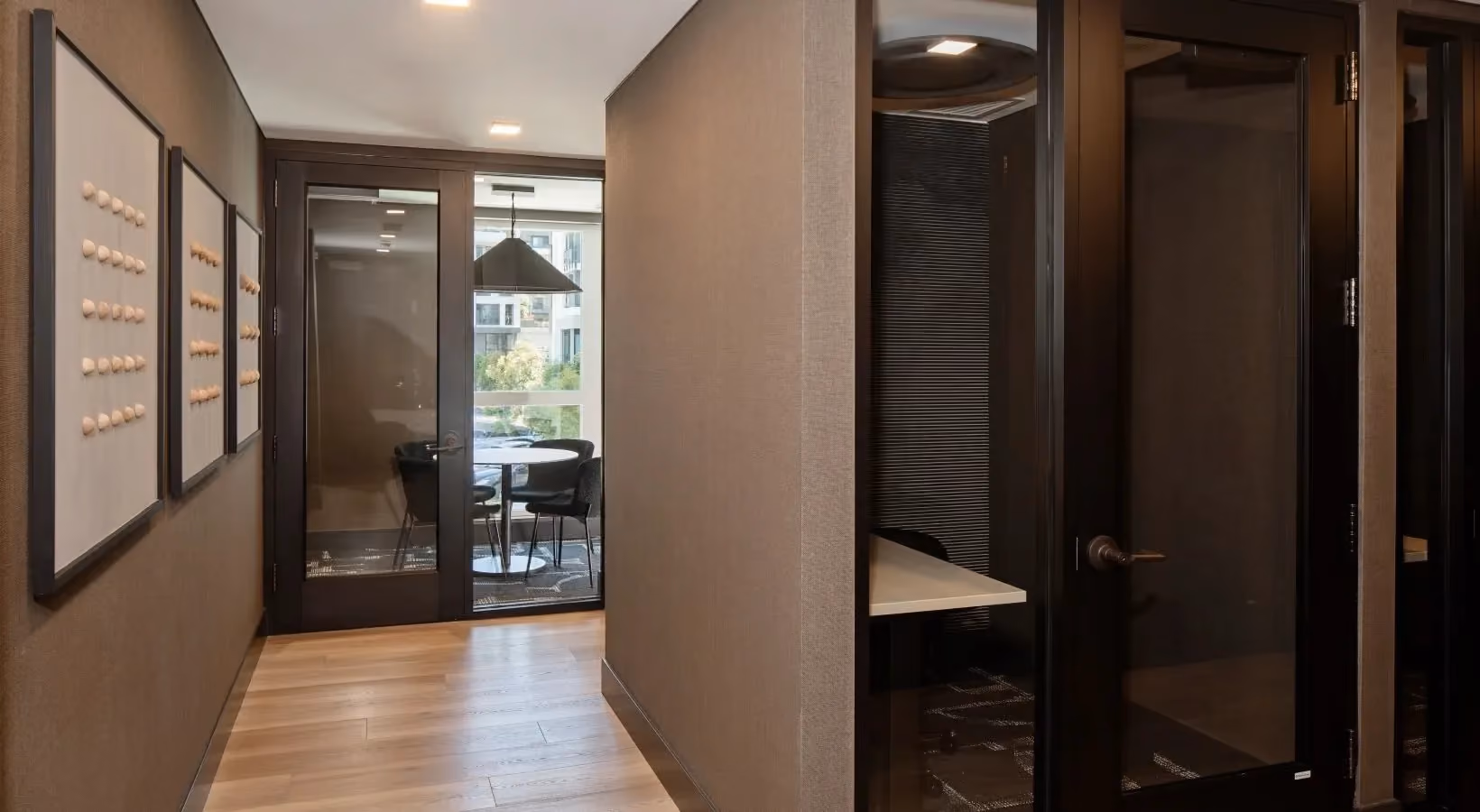 Private offices and conference rooms