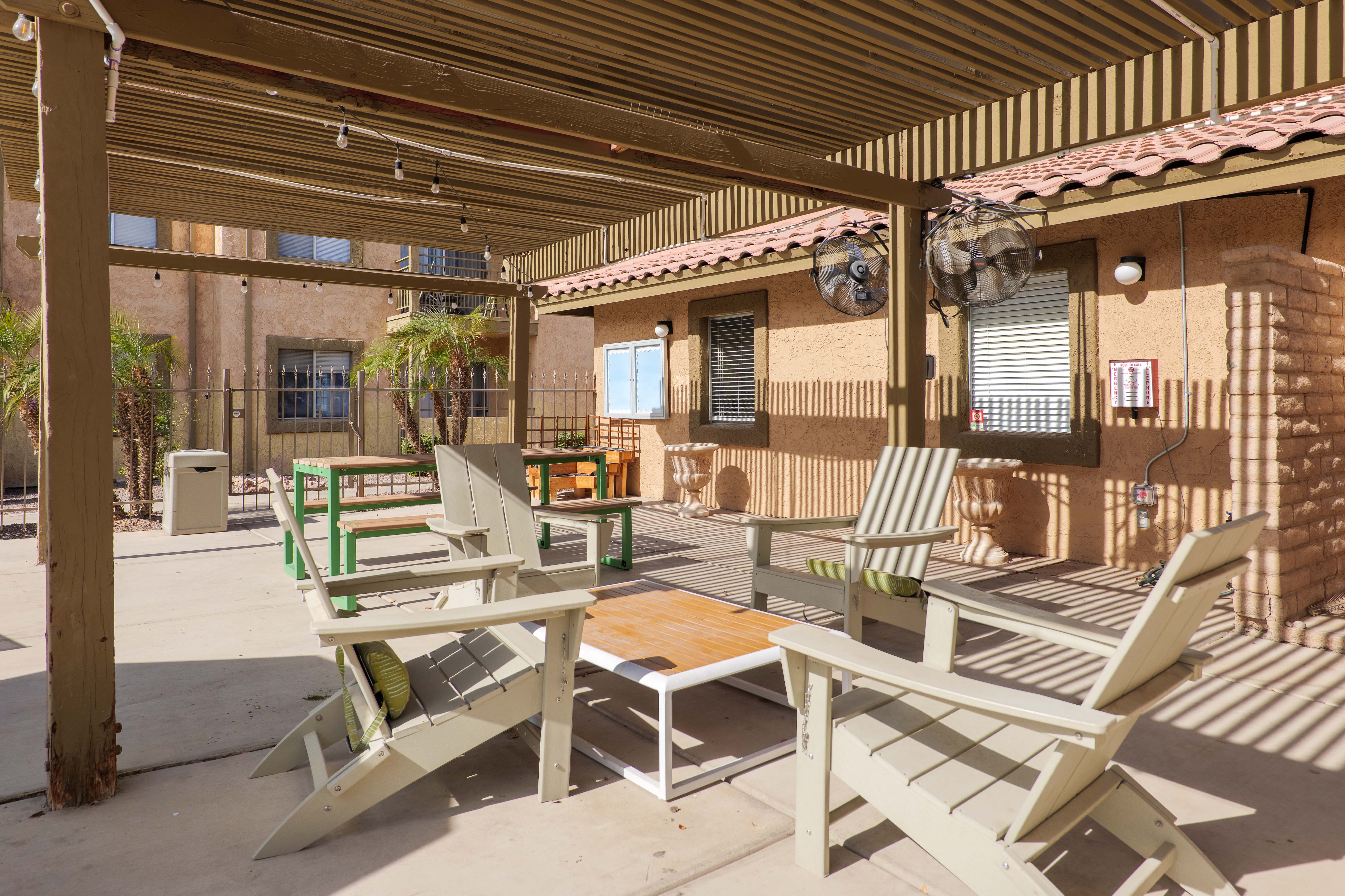Outdoor seating