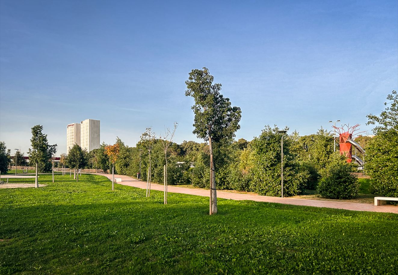 Mairena del Aljarafe inicia la segunda fase del Parque Central Porzuna, diseñado por EDDEA