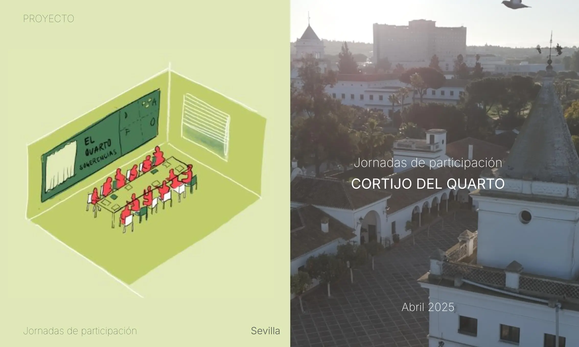 Sevilla Activa impulsa jornadas colaborativas para el diseño urbano del Barrio de Quarto en Bellavista