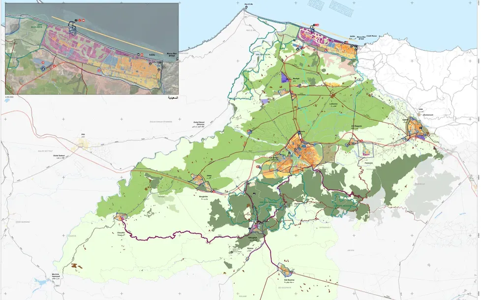 Plan director de Berkane, Marruecos