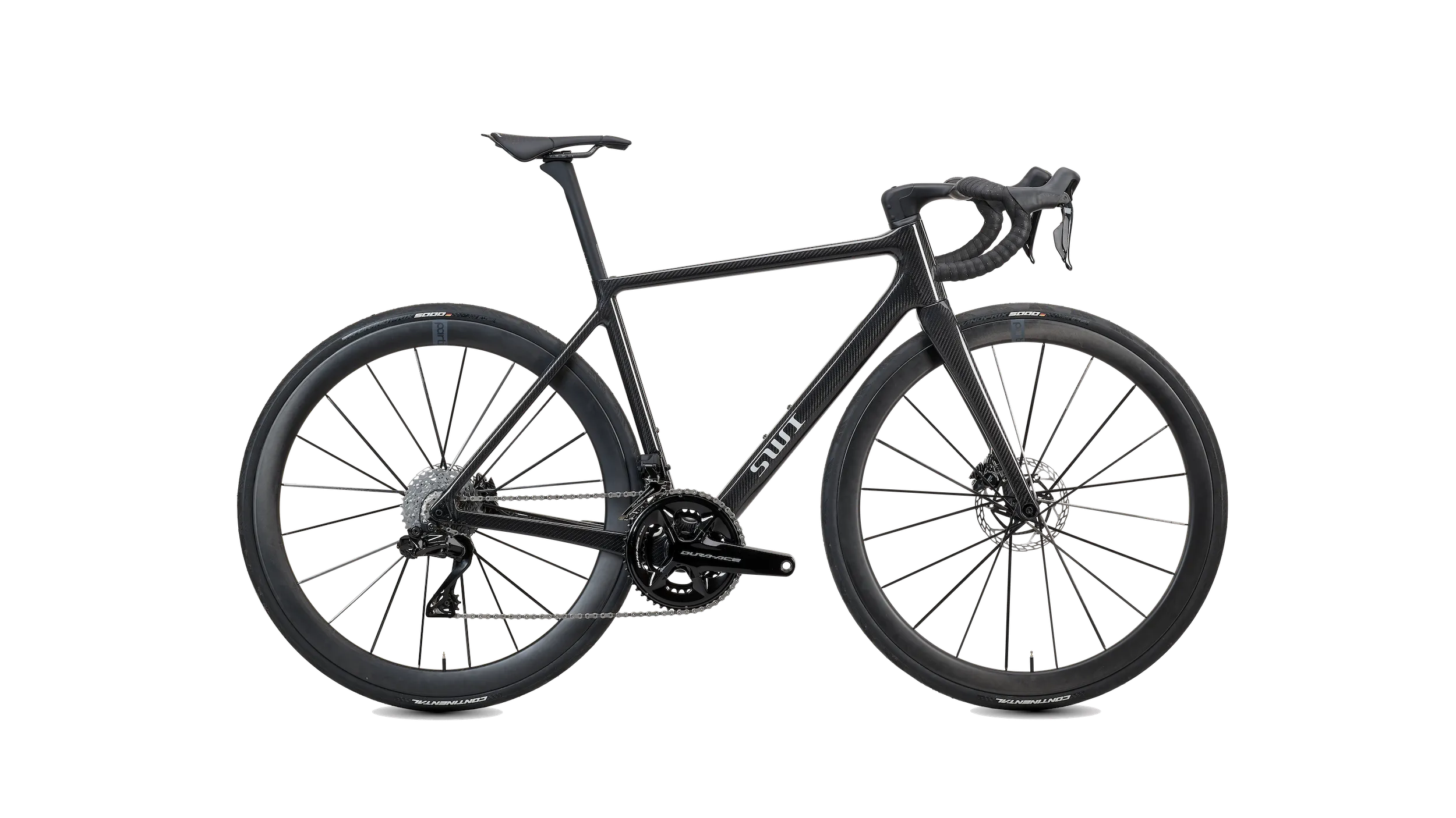 SWI Aequus with 3K Herringbone carbon lamination, gloss finish, side profile