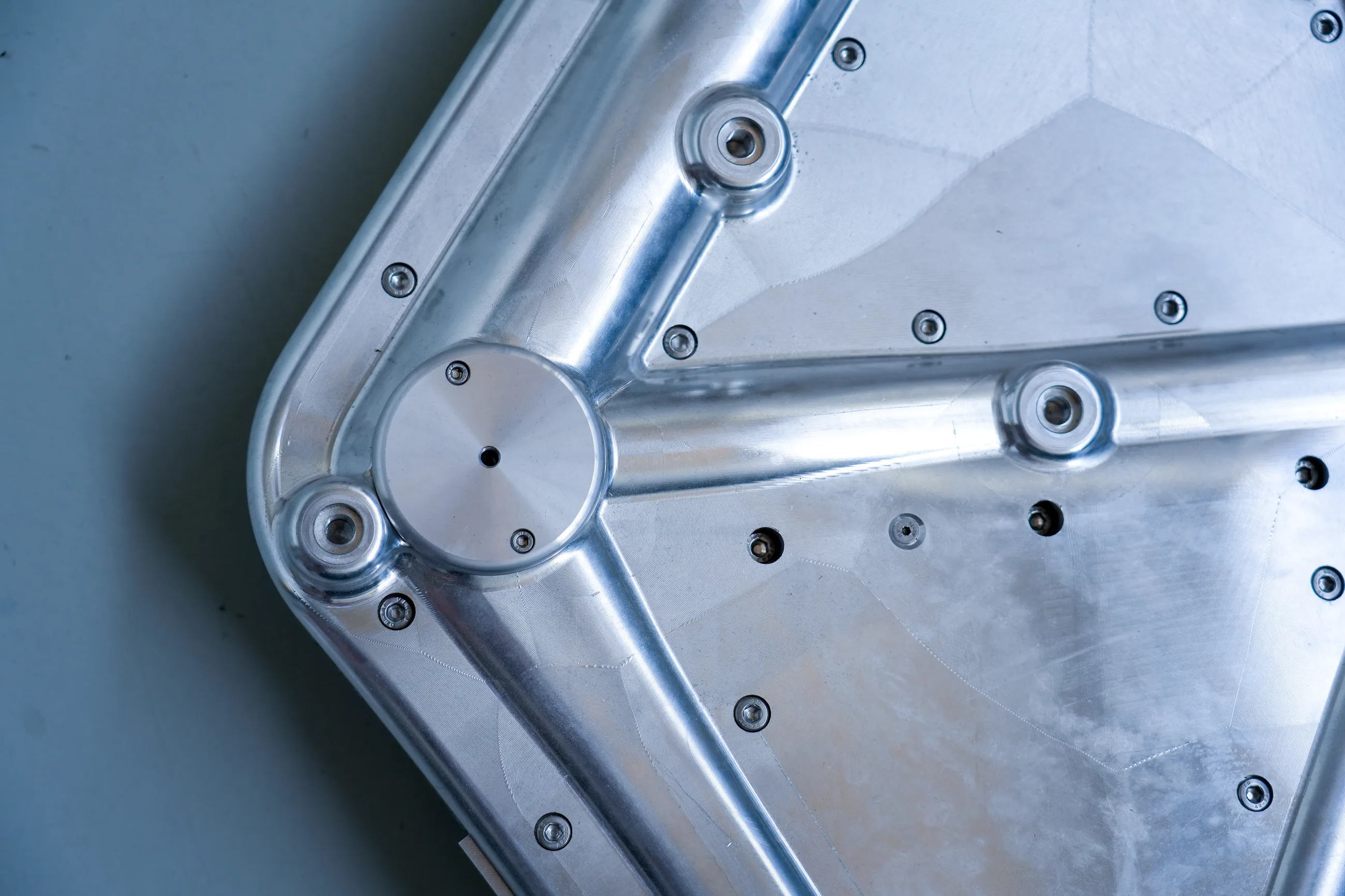 A machined aluminium frame mould