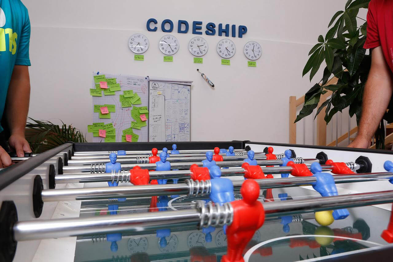 The early Codeship office