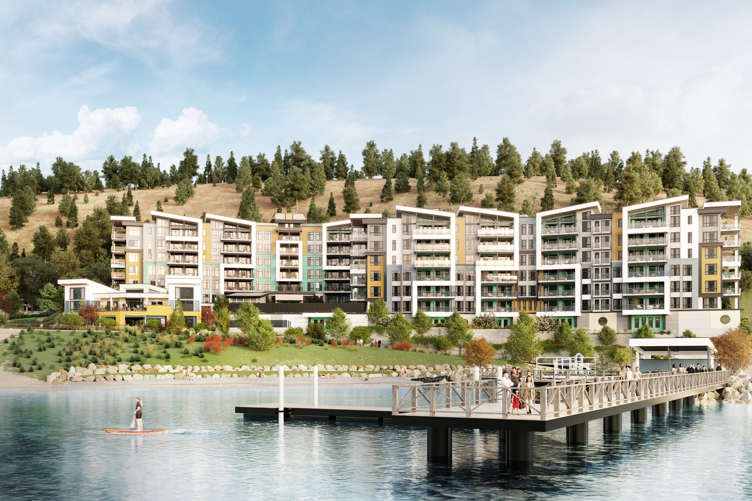 Shelter Bay Condos — waterfront view