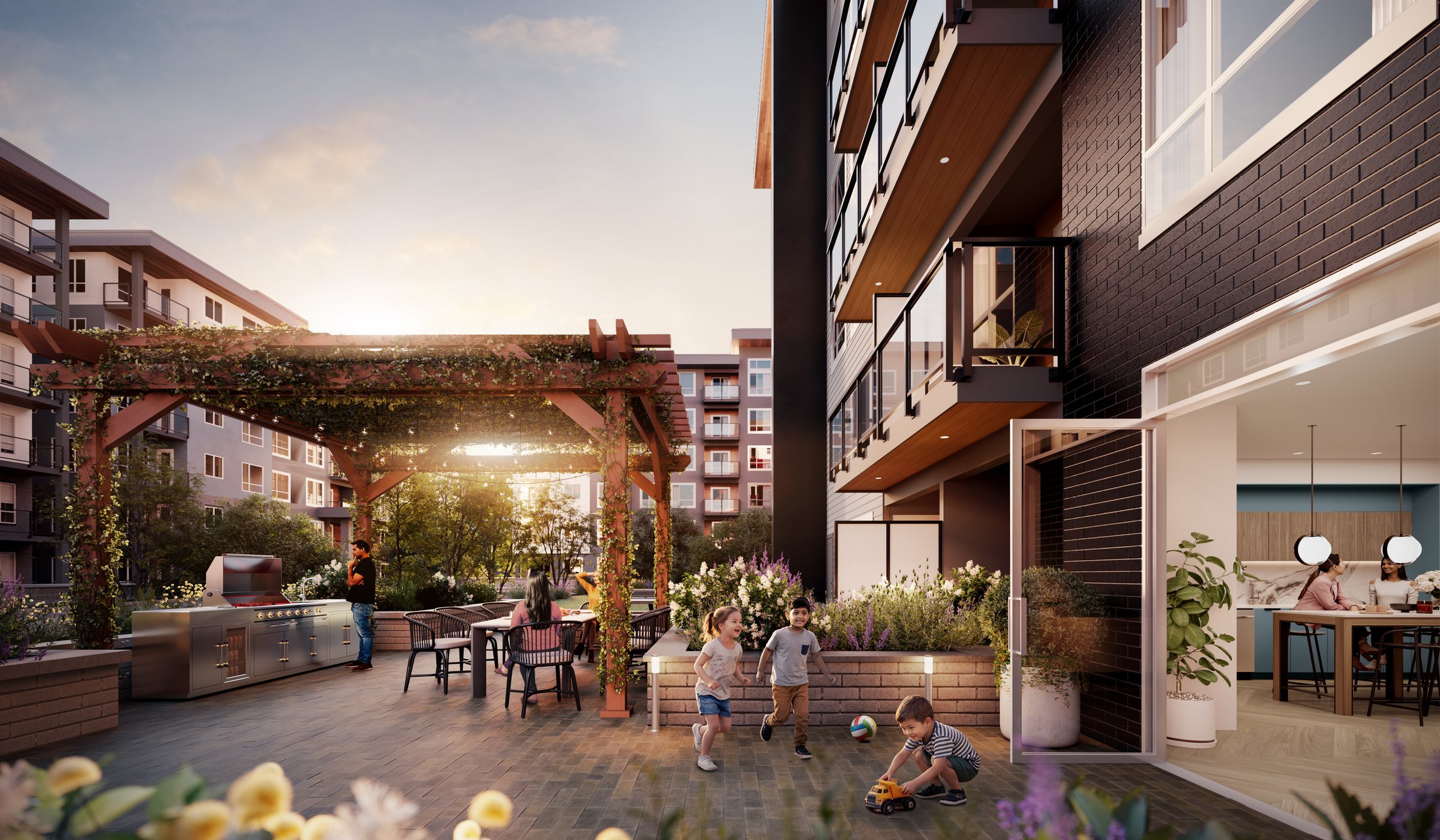 Highstreet Village — rooftop terrace