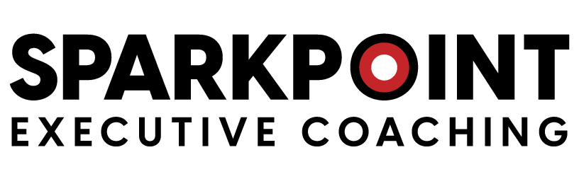 SparkPoint logo consisting of the word 'SparkPoint' with the letter 'o' stylized as a red circular target or bullseye symbol.