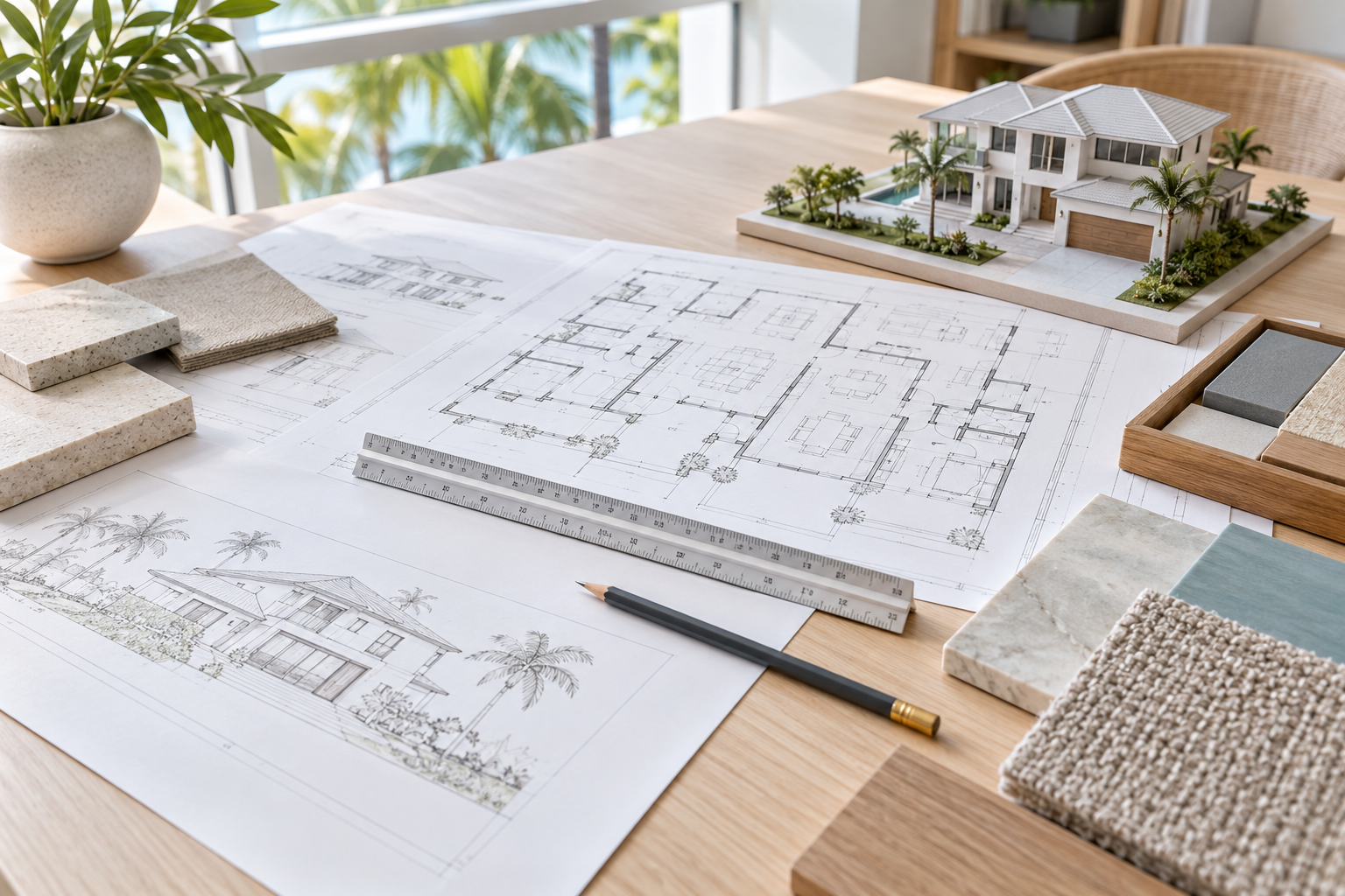 Floor plan development and design coordination