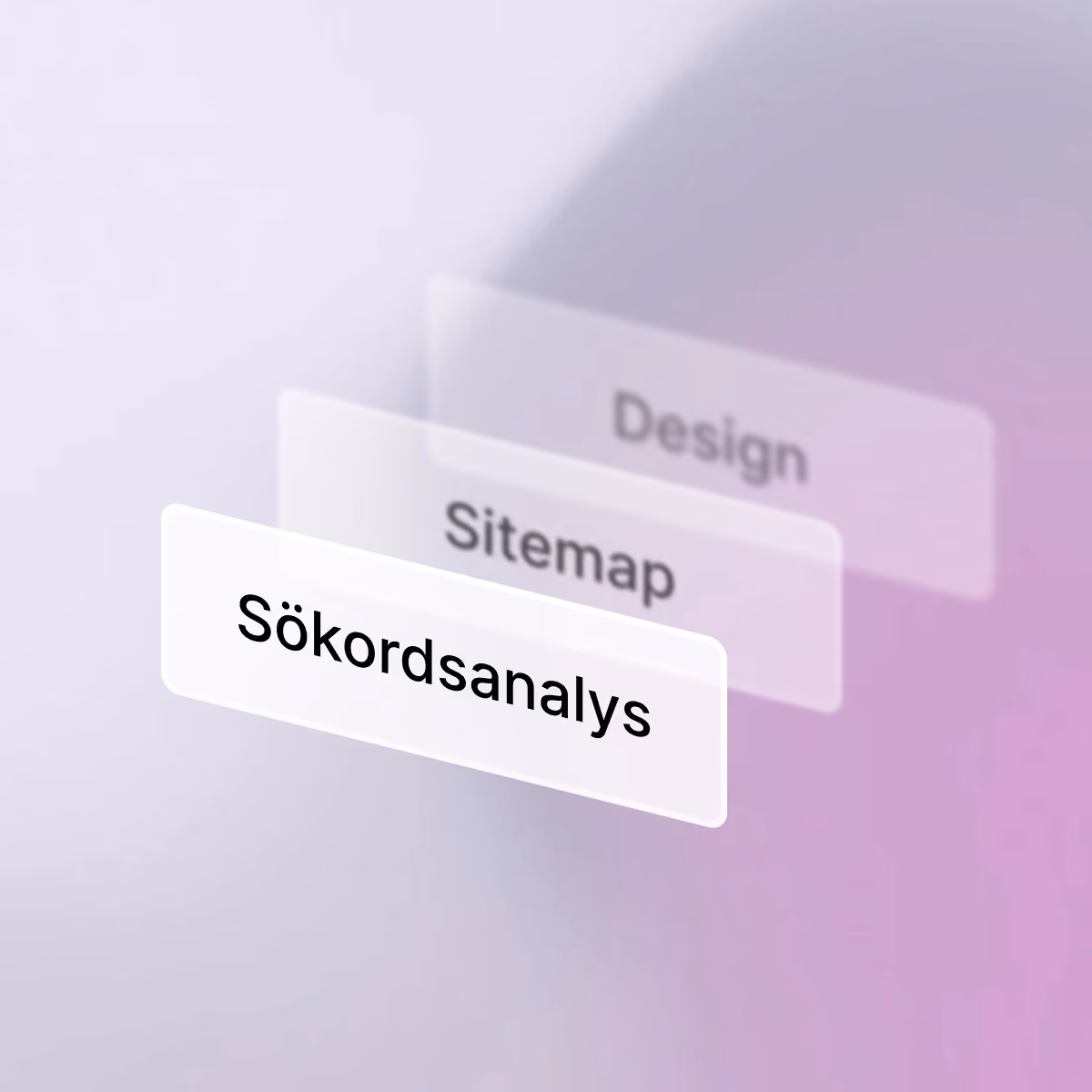 Sökordsanalys kommer först