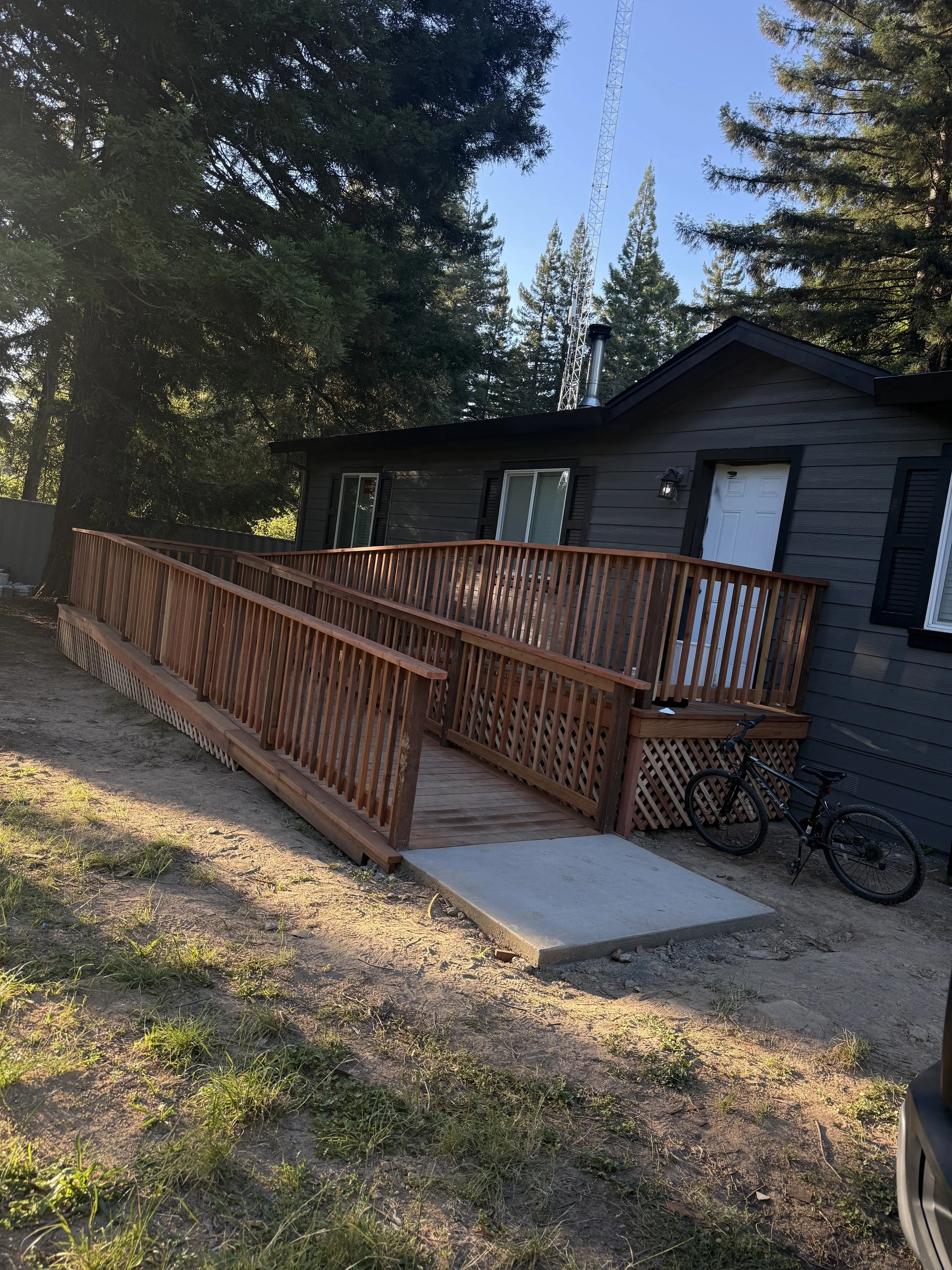 Project Spotlight: Modern Exterior Siding & Custom Redwood Deck Transformation