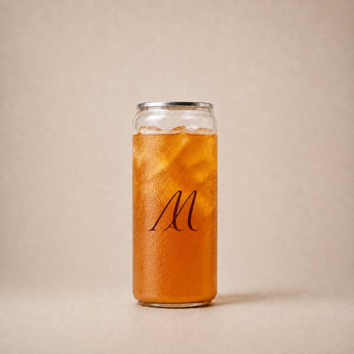 Iced Tea in a Maison Amie can