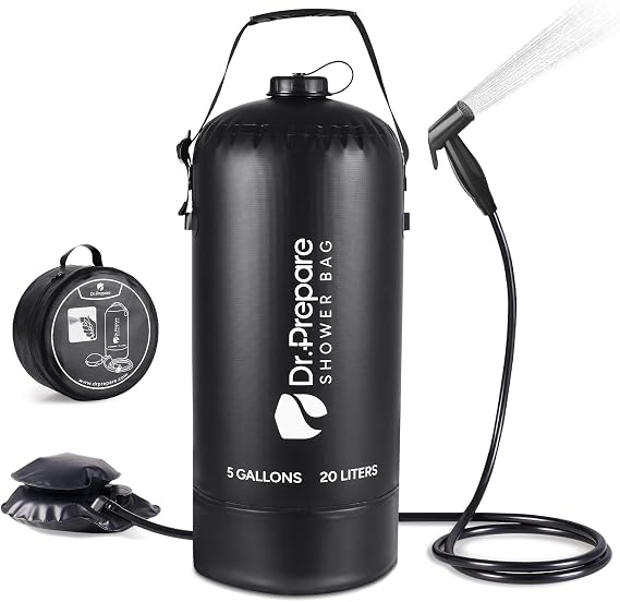 DR.PREPARE Portable Camping Shower