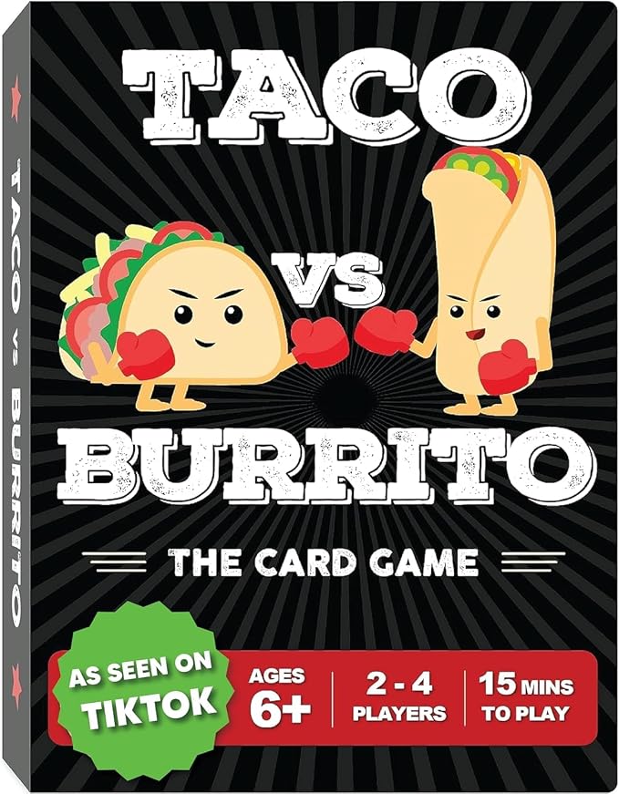 Taco vs Burrito Card Game