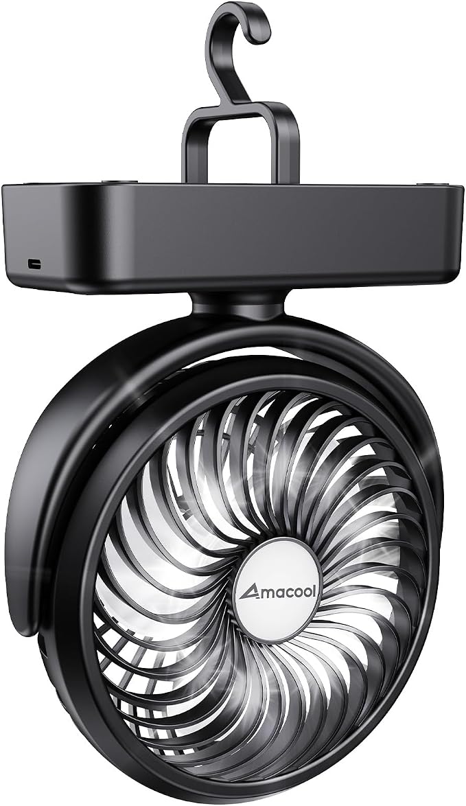 AMACOOL Rechargeable Portable Camping Fan