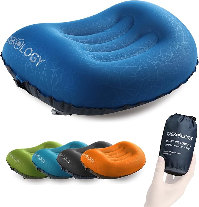 Trekology Aluft 2.0 Inflatable Camping Pillow