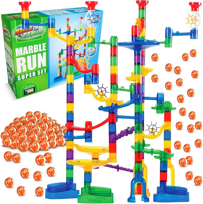 Marble Genius Marble Run Super Set — 150 Pieces
