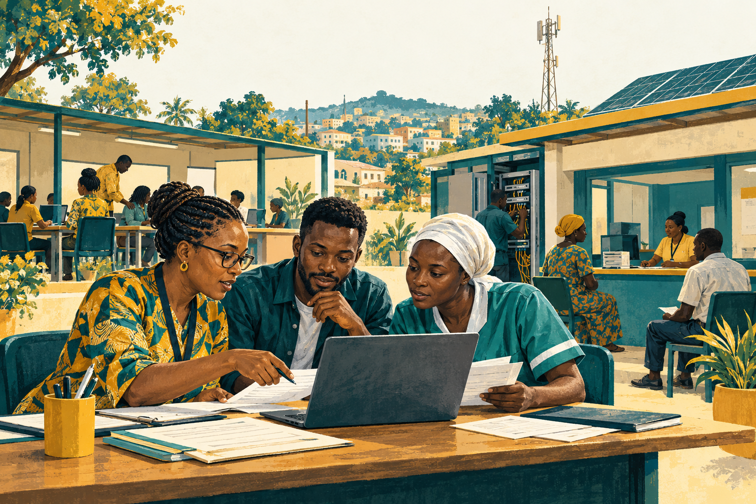 Editorial illustration for the latest StoneComms research