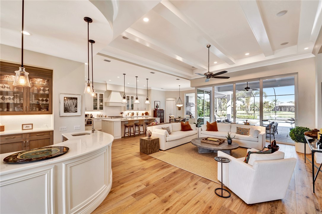 Wet Bar & Living
