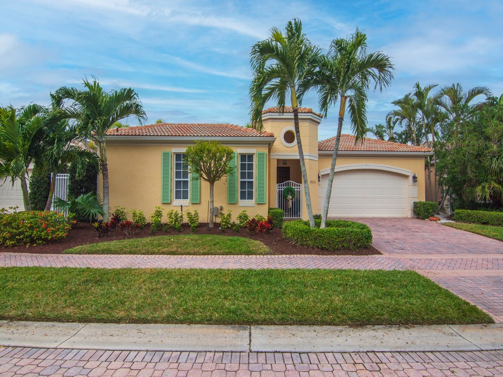 FRONT ELEVATION WITH PAVER DRIVEWAY