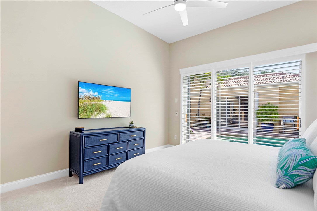 OWNERS BEDROOM VIEW TO POOL