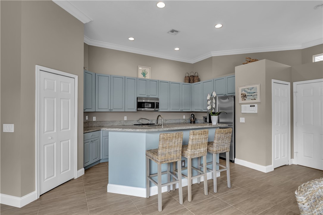 ISLAND IN KITCHEN AND PANTRY