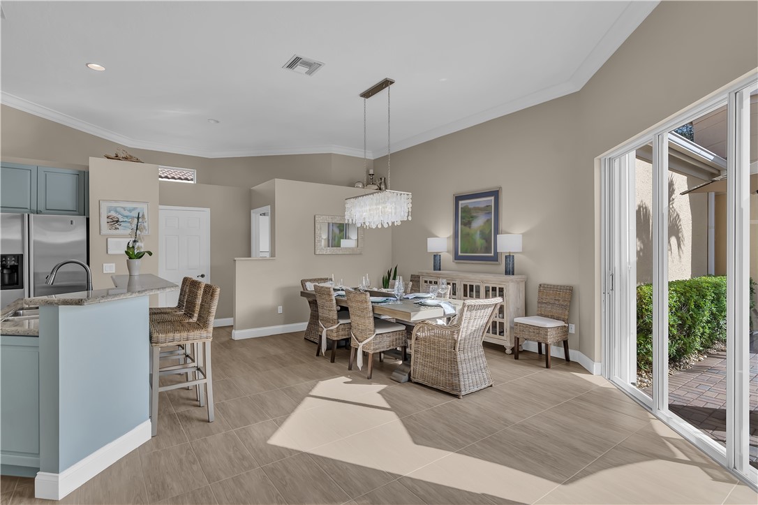DINING ROOM AND KITCHEN