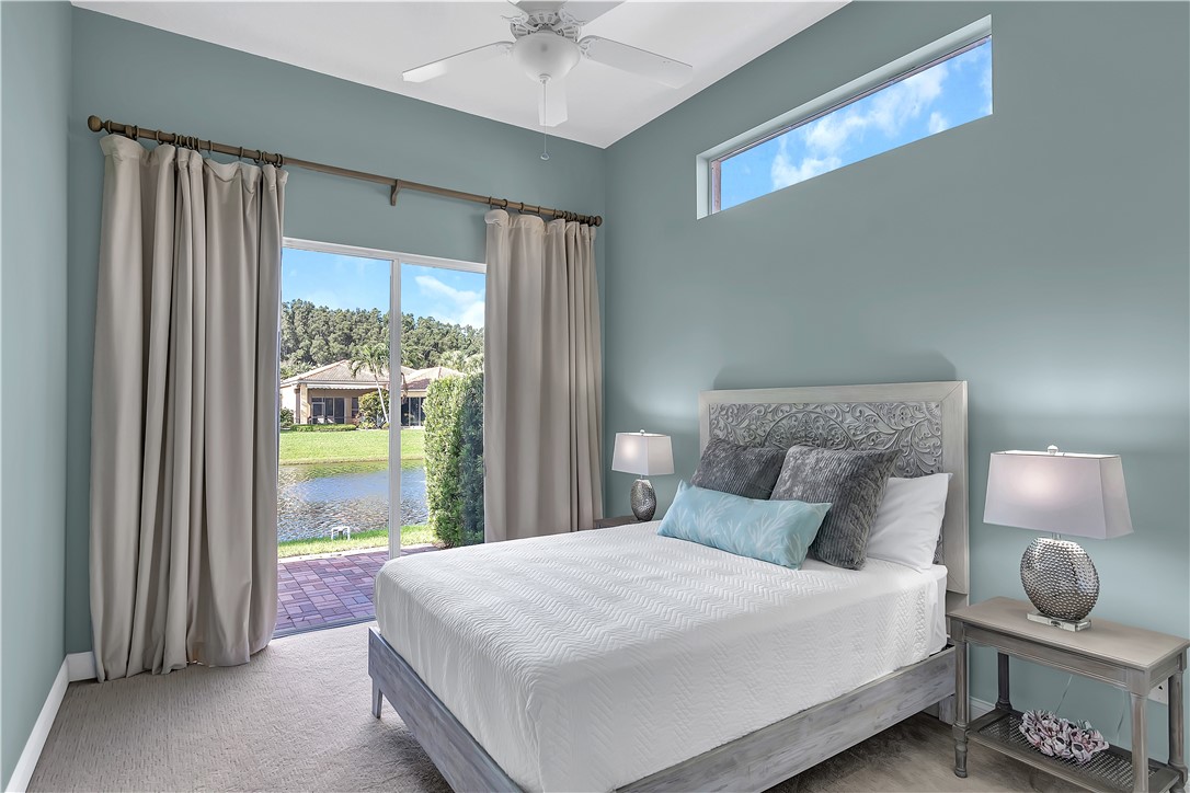 2ND BEDROOM AND VIEW TO LAKE
