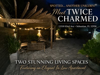 Two distinctive homes...UNDER ONE ROOF - one extraordinary opportunity...THE MAIN HOME - 2 Bedrooms - 2 Full Baths - THE IN-LAW SUITE - 1 Bedroom - 1½ Baths