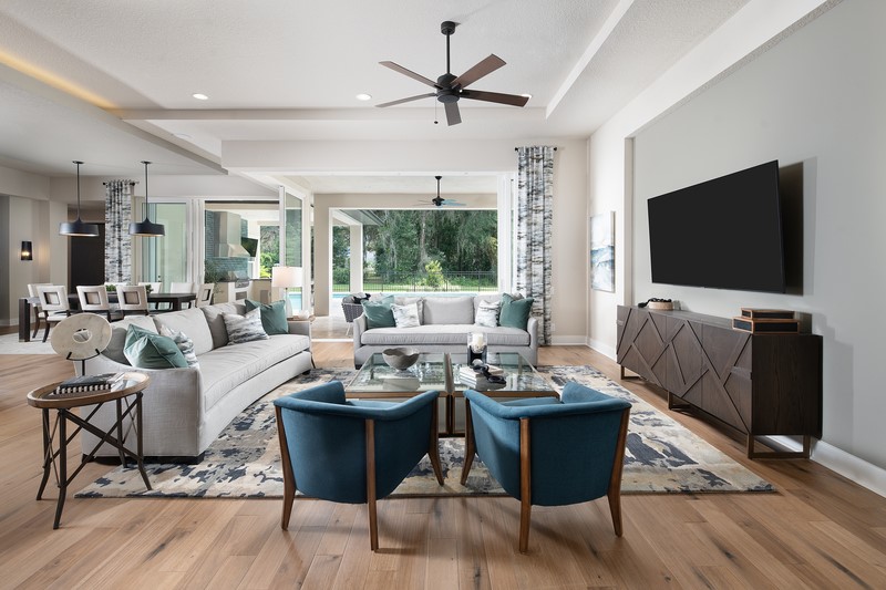Great Room Looking Towards Outdoor Living