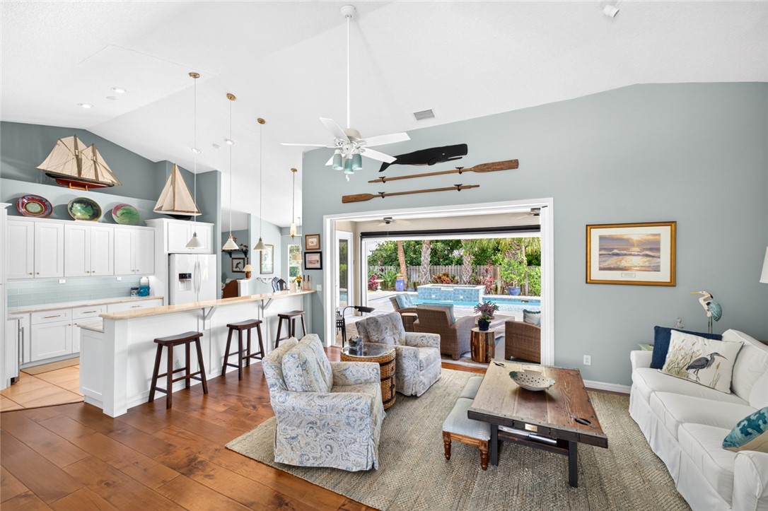 Great Room Concept / Living Room opens to Kitchen
