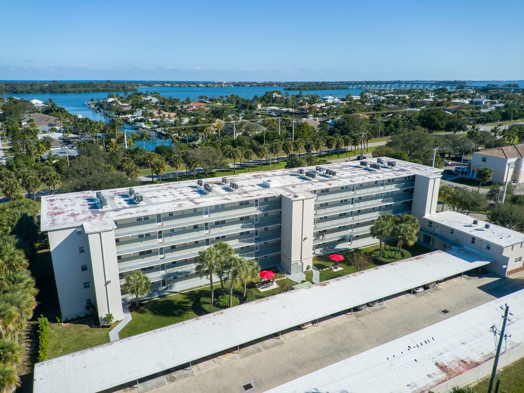 AERIAL VIEW TO INTRACOASTAL JUST ACROSS THE STREET
