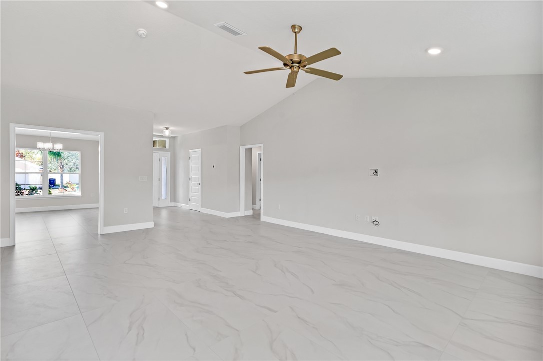 Entrance way into great room.