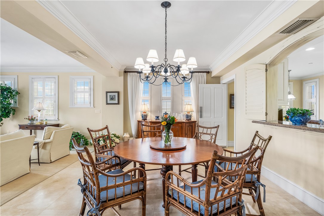Formal dining space