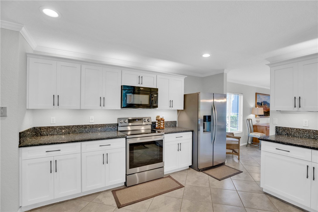 Updated white shaker cabinetry