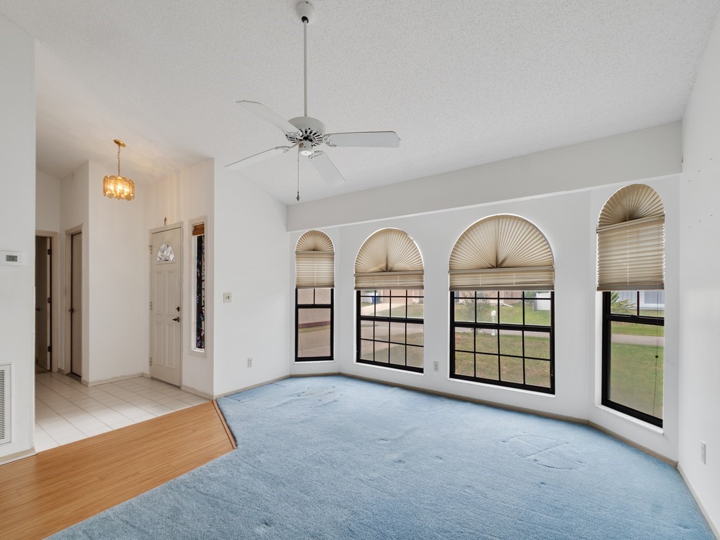 Large windows allowing lots of natural sunlight
