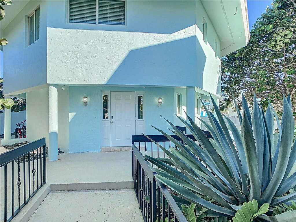 Doorway to the main home.